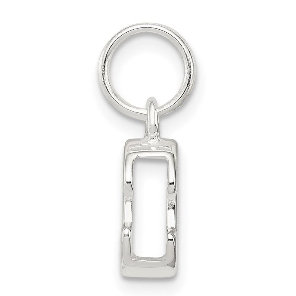 Kazi Luxury Sterling Silver Letter C Initial Charm - image 2